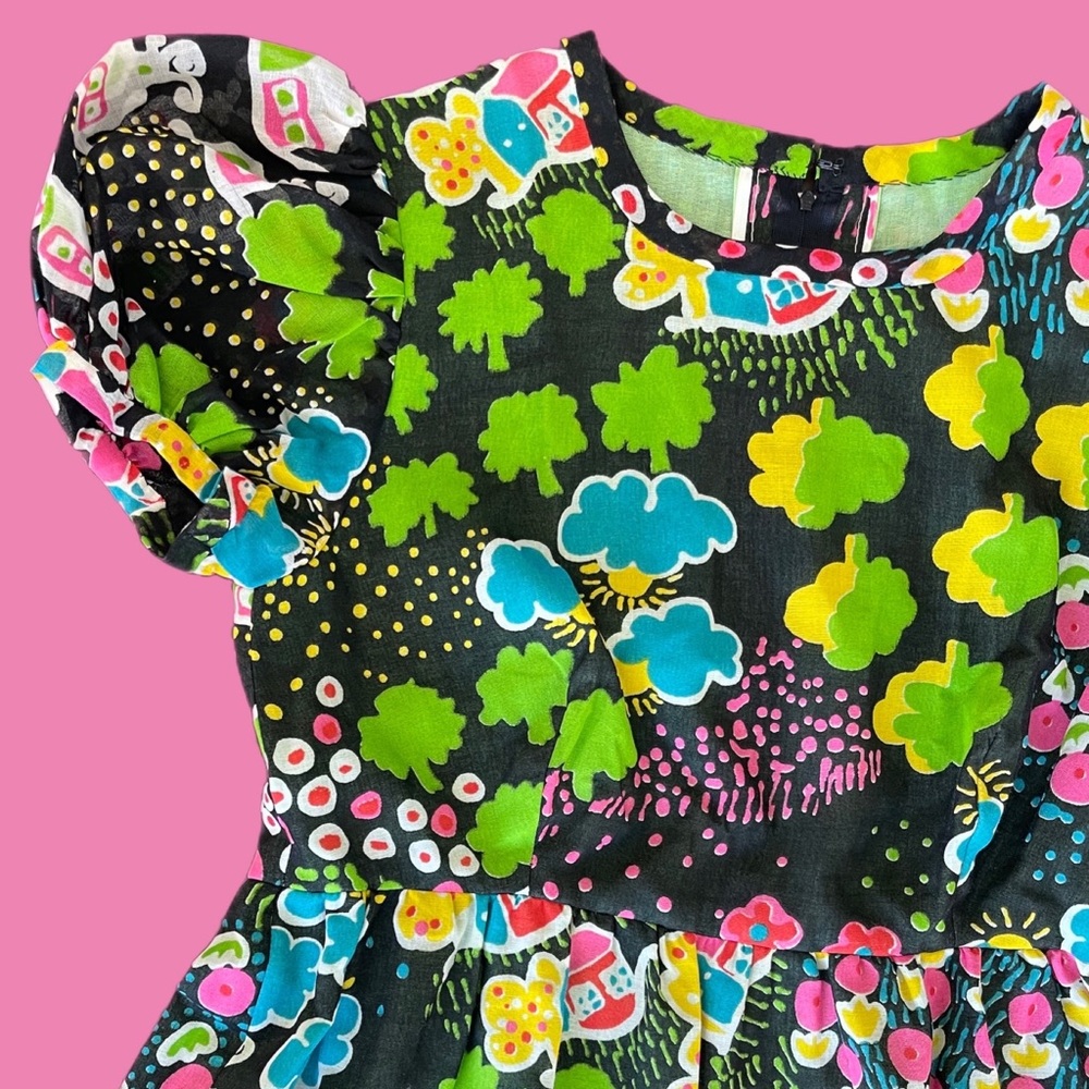 Vintage handmade Tiered Dress